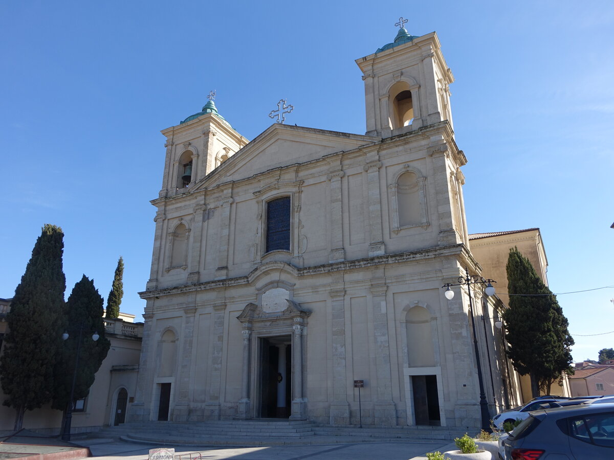 Vibo Valentia, Collegiata St. Maria Maggiore, erbaut bis 1680 (09.04.2024)