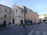 Lamezia Terme, Pfarrkirche San Domenico an der Piazza Ardito Pietro, erbaut um 1800 (09.04.2024)