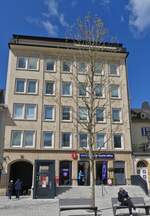 In diesem Gebude an der Place Guillaume II findet man das Tourist Info Centrum der Stadt Luxemburg.