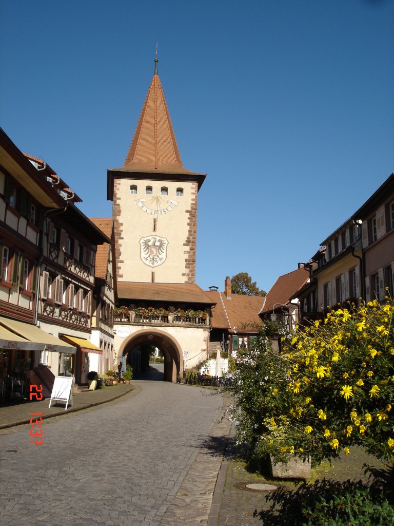 Gengenbach/Ortenaukreis,
das Obertor,
Okt.2004