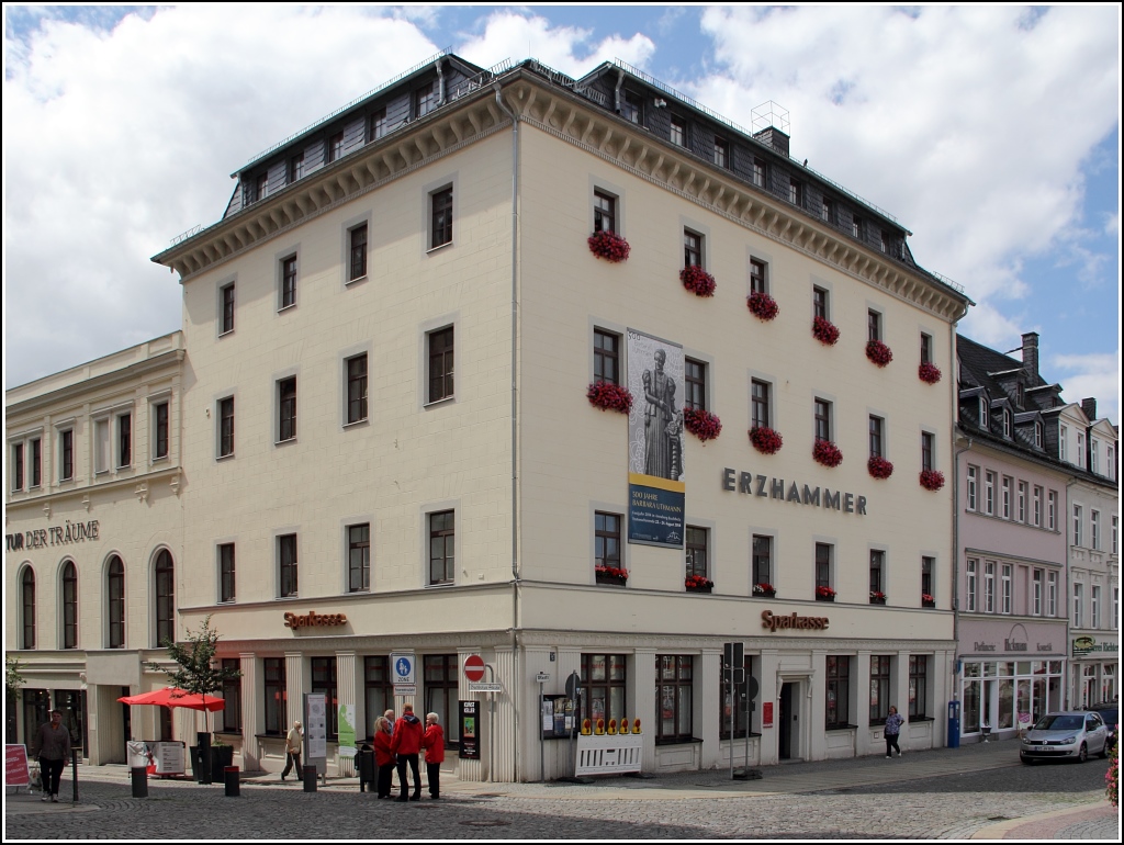 AnnabergBuchholz. Das Gebäude mit dem Namen "Erzhammer