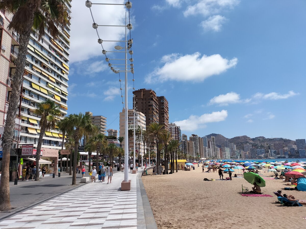 Benidorm, Playa de Levante, 20.08.2024