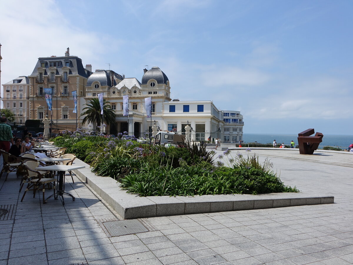 Biarritz, Huser am Place Bellevue (26.07.2018)