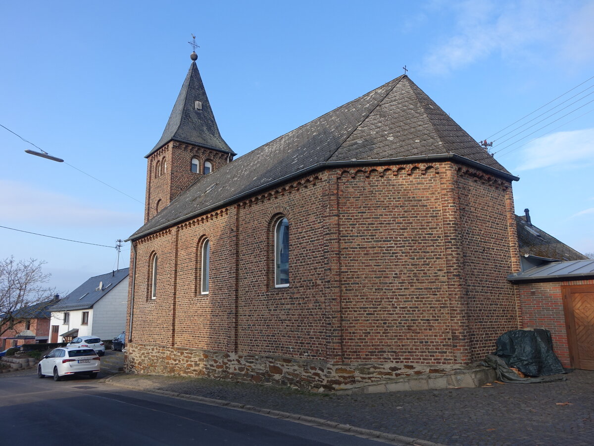 Buchholz, ehemalige Pfarrkirche St. Sebastian, erbaut von 1892 bis 1896, neuromanische Backsteinkirche (25.12.2025)