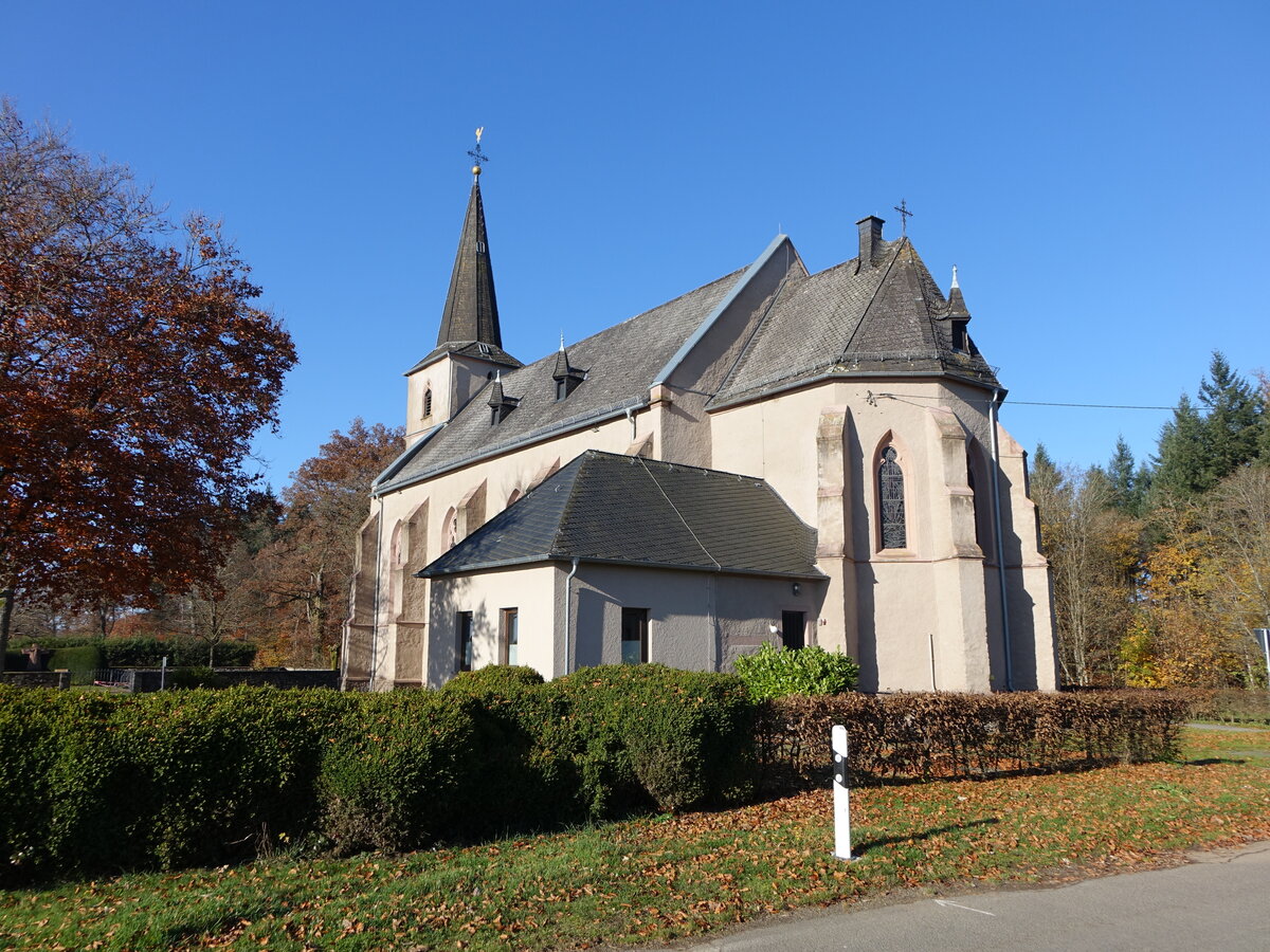 Buchholz, Pfarrkirche Maria Heimsuchung, neugotischer Saalbau von 1903 (08.11.2025)