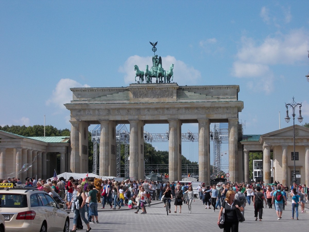 Das Brandenburger Tor,25.08.2013