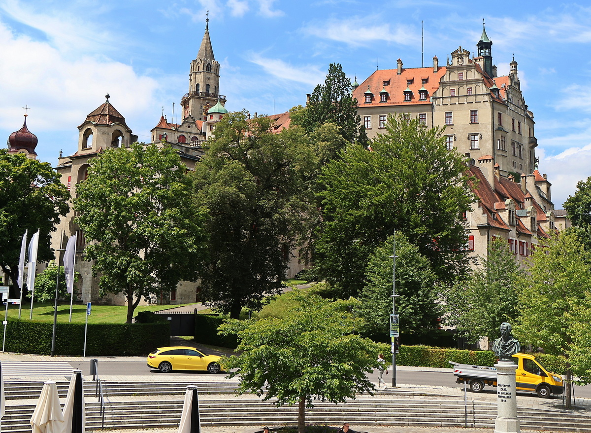 Das Hohenzollern Schlo in Sigmaringen am 20 Juli 2024. 