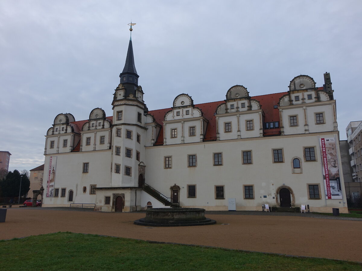 Dessau, Residenzschloss Johannbau, erbaut ab 1528 (08.12.2024)