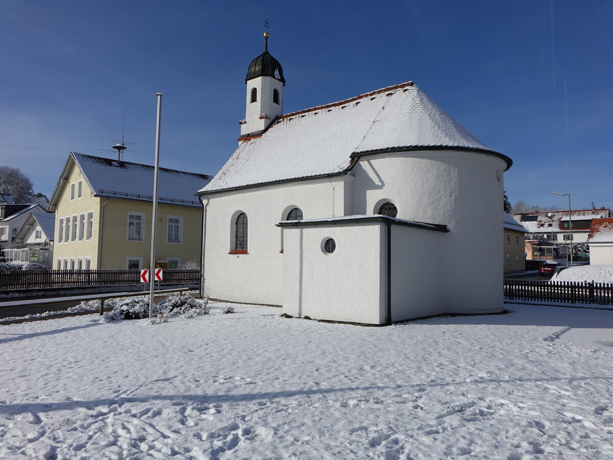 Eisenburg, St. Johannes von Nepomuk Kapelle, erbaut 1747 (04.01.2025)