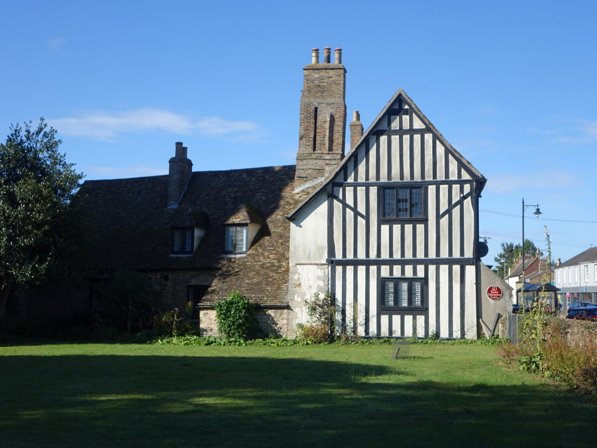 Ely, Oliver Cromwell House, Fachwerkhaus von 1630, heute Museum (12.09.2024)