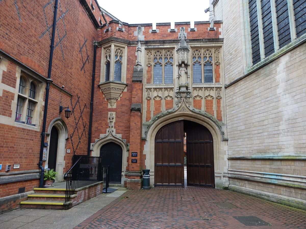 Eton, Eingang zum Natural History Museum in der Meadow Lane (09.09.2024)