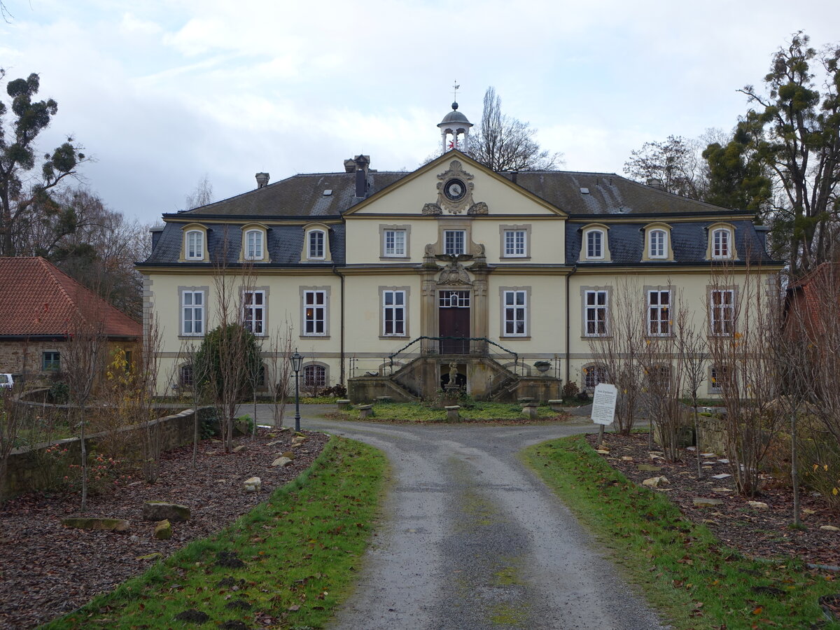 Exten, Rittergut, erbaut 1727 durch Conrad Georg Conradi im sp�tbarocken Regencestil (07.12.2025)