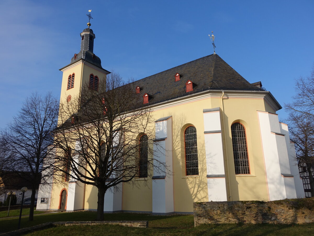 Herschwiesen, Pfarrkirche St. Pankratius,  erbaut von 1744 bis 1746 von dem Tiroler Baumeister Johann Neurohr (25.12.2025)