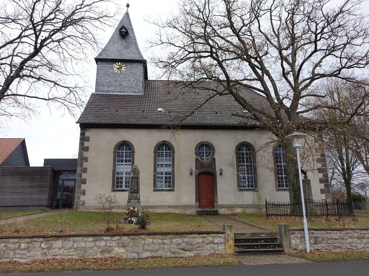 Holtensen, evangelische St. Georg Kirche, erbaut von 1803 bis 1804 (06.12.2025)