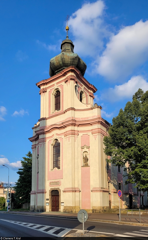 Kirche St. Wenzel und Blasius (Kostel sv. Vclava a sv. Blaeje) in Děčn (CZ).

🕓 20.8.2024 | 18:23 Uhr