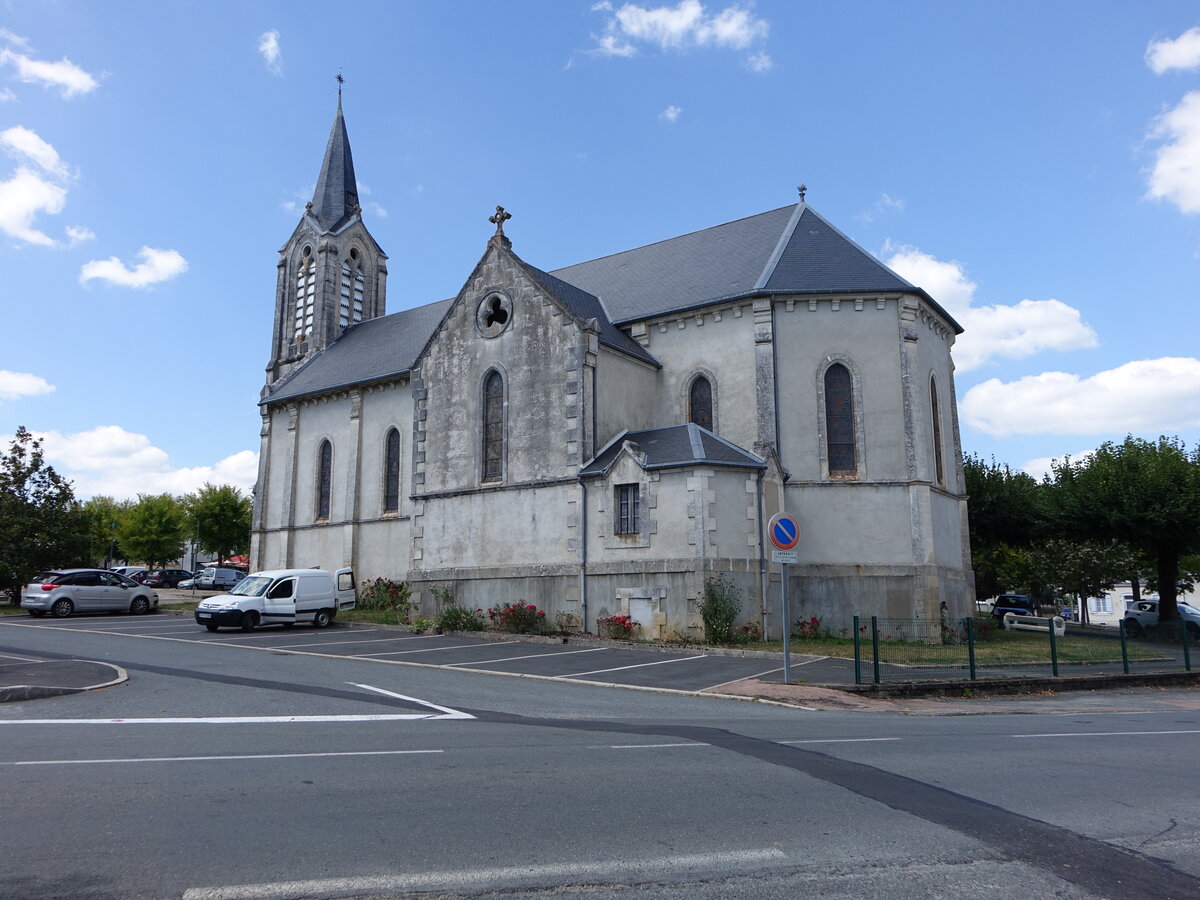 La Coquille, Pfarrkirche Saint Joseph, erbaut 1873 (23.07.2018)