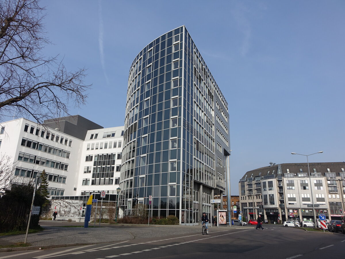 Leipzig, technisches Rathaus in der Prager Stra�e (10.03.2026)