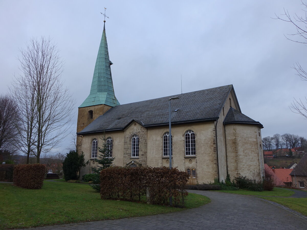 L�denhausen, evangelische Kirche, erbaut im 12. Jahrhundert (07.12.2025)