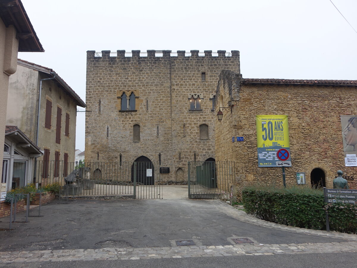 Mont-de-Marsan, Museum Despiau-Wirick in der Rue Gaston Phoebus (24.07.2018)