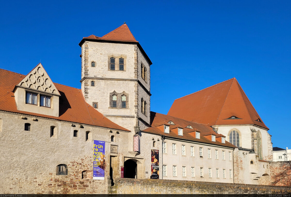 Moritzburg in Halle (Saale), genutzt als Kunstmuseum. Die Ausstellung muss wahrscheinlich ab 2027 vor�bergehend ausziehen, da die Burg saniert wird.

🕓 3.3.2025 | 8:43 Uhr