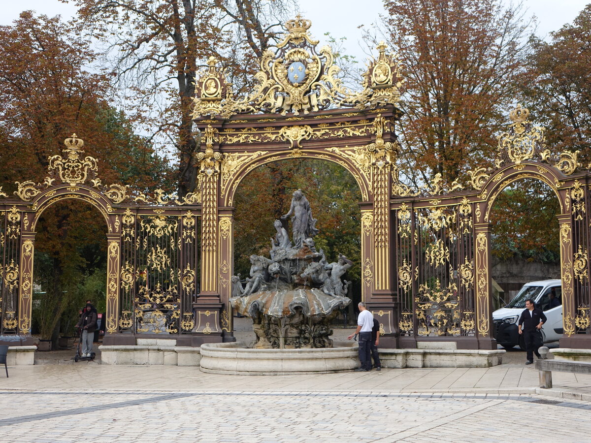 Nancy, Fontaine Amphitrite am Place Stanislas (07.10.2024)