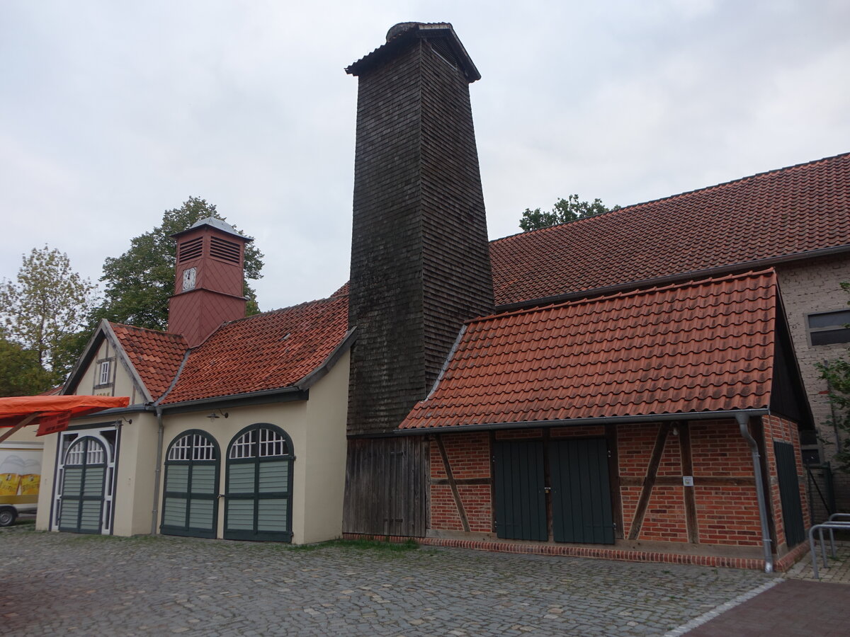 Otze, historisches Feuerwehrhaus im Kapellenweg (19.09.2025)