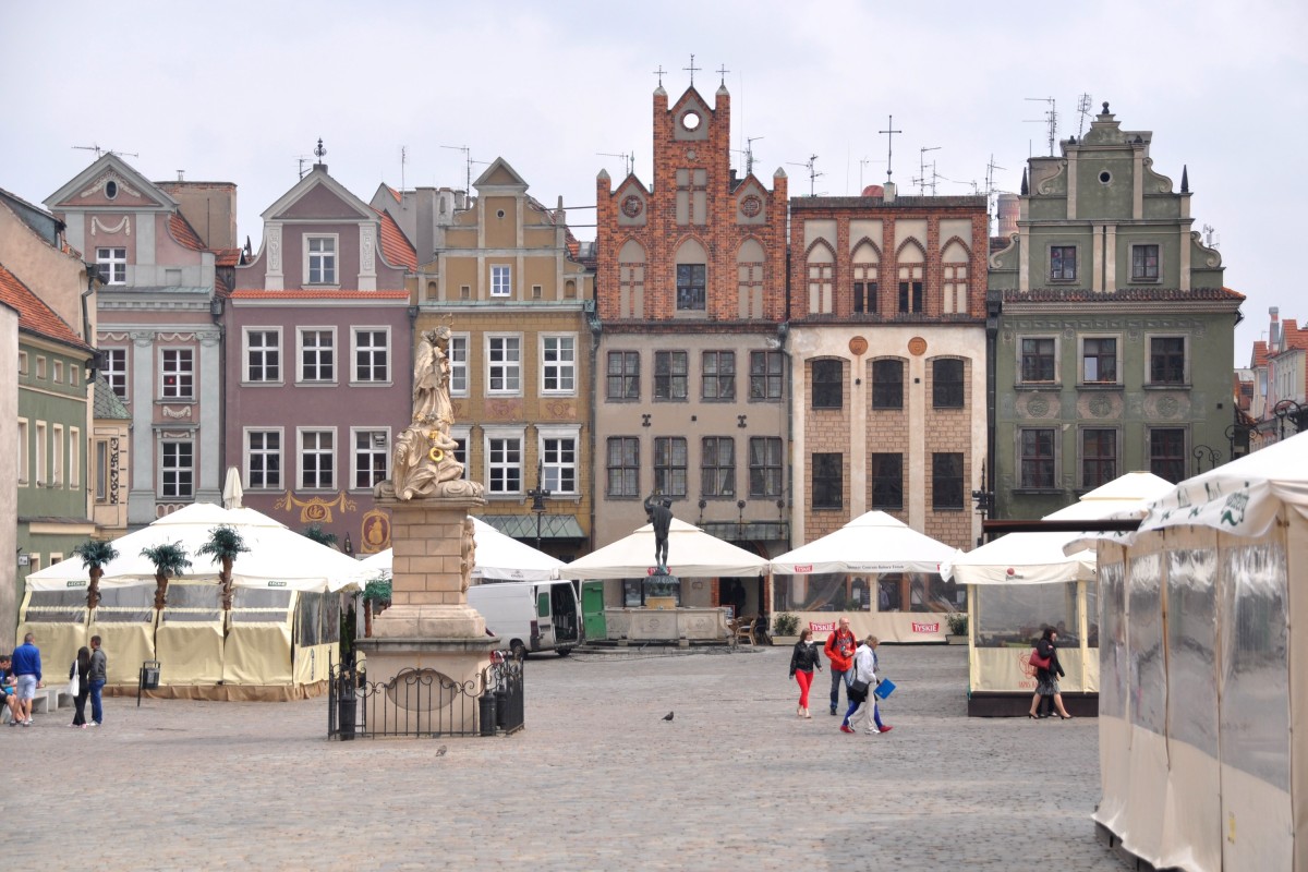 POZNAŃ, 29.04.2013, am Marktplatz