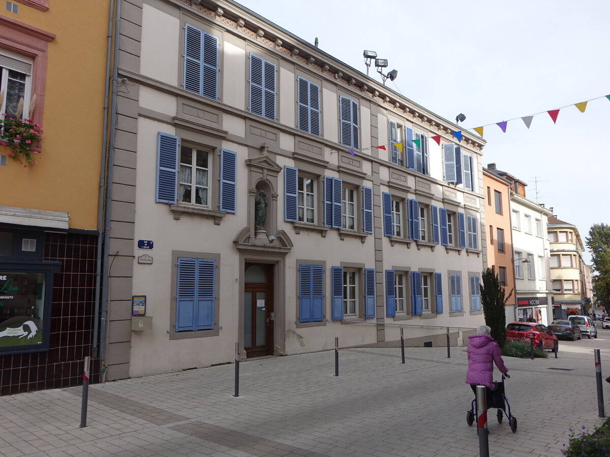 Sarreguemines, Gebude in der Rue de Eglise (13.10.2024)