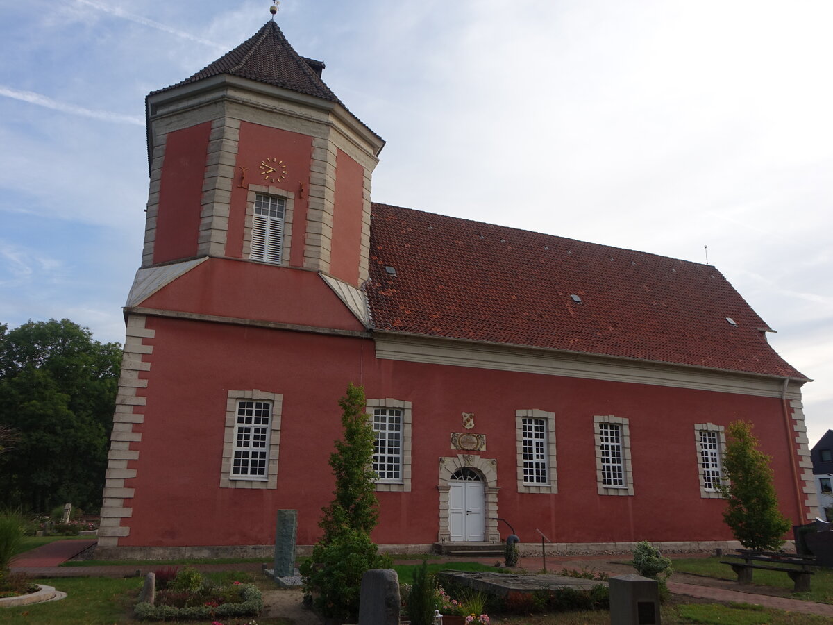 Schloss Ricklingen, evangelische Kirche, erbaut 1696 (20.09.2025)