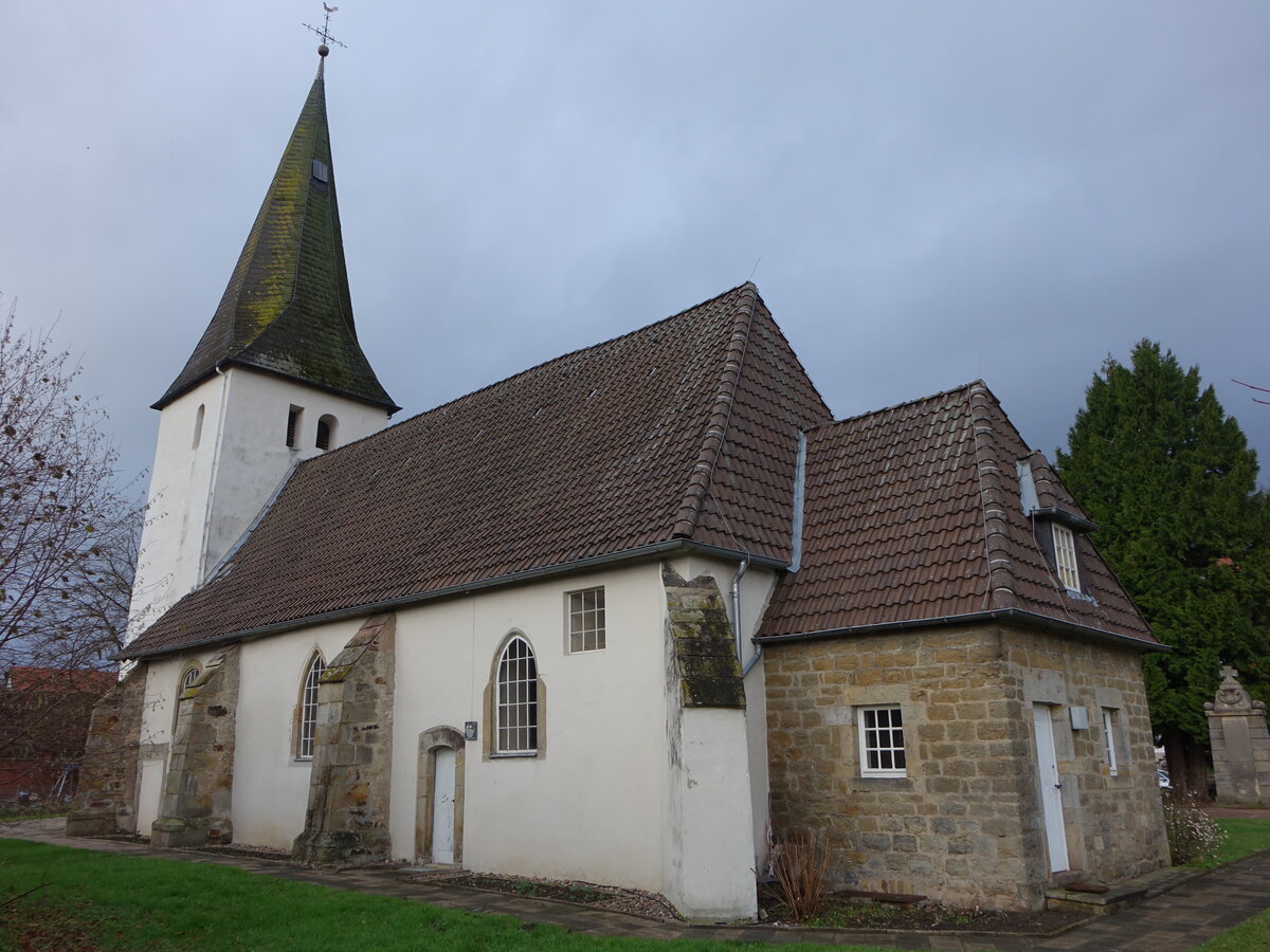 Segelhorst, evangelische St. Marien Kirche, erbaut ab 1230 (07.12.2025)