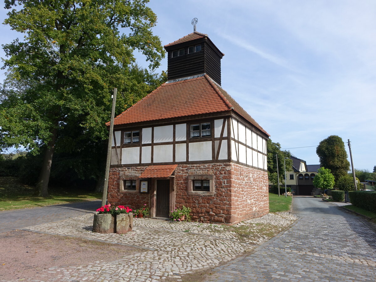 Sittichenbach, Tauben- und Ksehaus in der Ringstrae (23.09.2024)