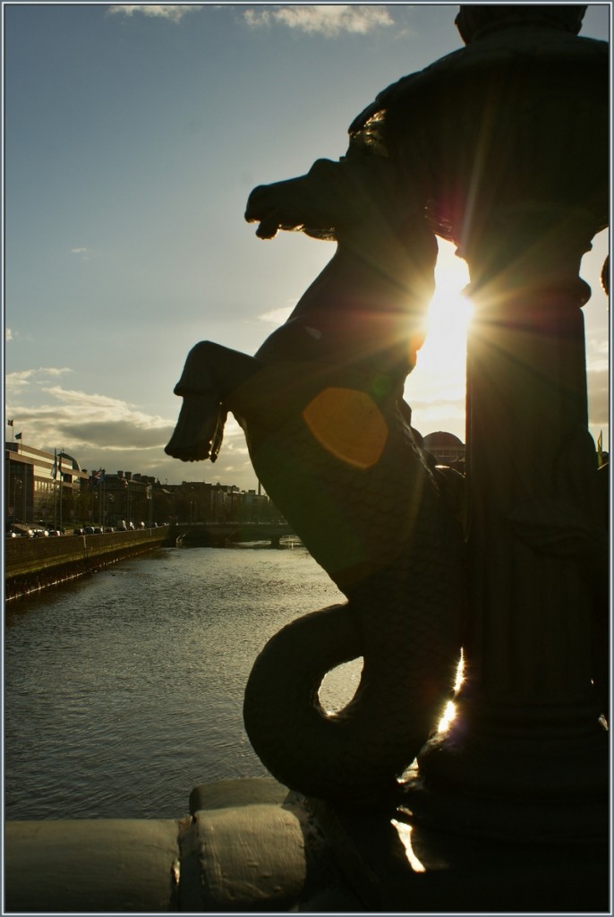 Sonnuntergang in Dublin.
(25.04.2013)