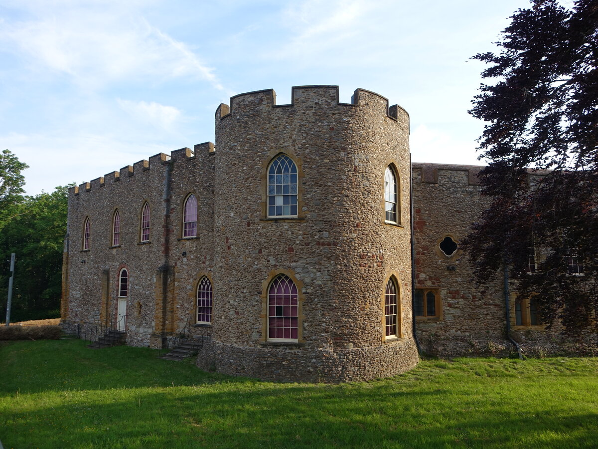 Taunton, Castle, erbaut durch die Normannen im 12. Jahrhundert (12.05.2024)