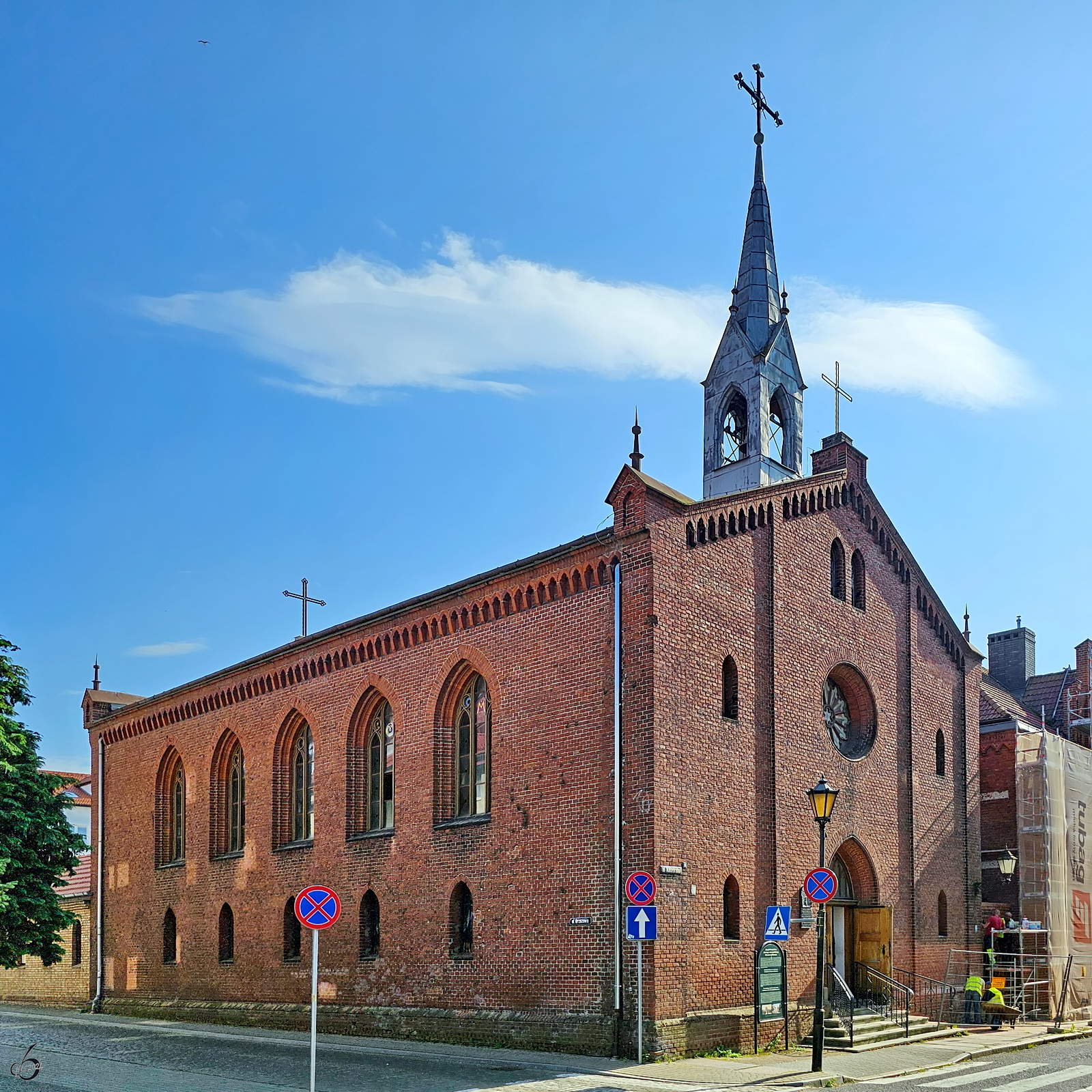 Die Kirche der Unbefleckten Empfngnis der Allerheiligsten Jungfrau Maria (Kościł Niepokalanego Poczęcia Najświętszego Maryi Panny) ist ein 1832 gebautes neugotisches Kirchengebude in Kolberg (Kołobrzeg). (September 2024)