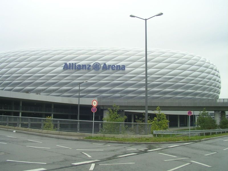 Die Allianz-Arena. 