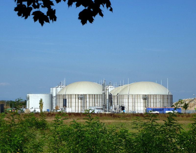 Eschbach Die Grosste Biogasanlage In Baden Wurttemberg Steht Hier Im Gewerbepark Breisgau Seit 12 Im Betrieb Aug Staedte Fotos De