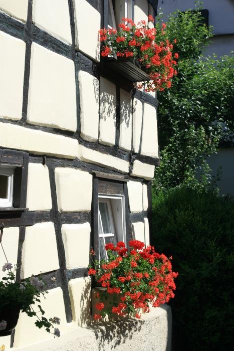 Fachwerkfassade in der Badgasse; 05.07.2008