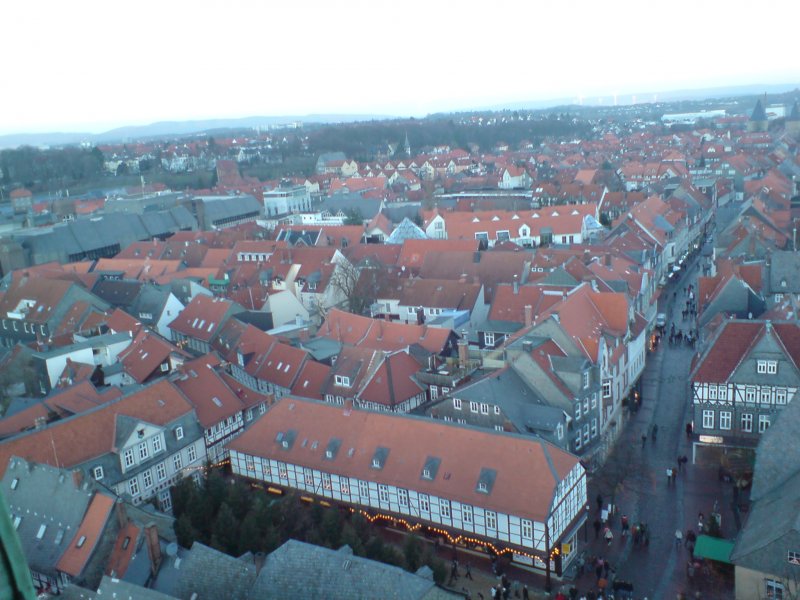 Goslar. Blick vom Turm der Marktkirche