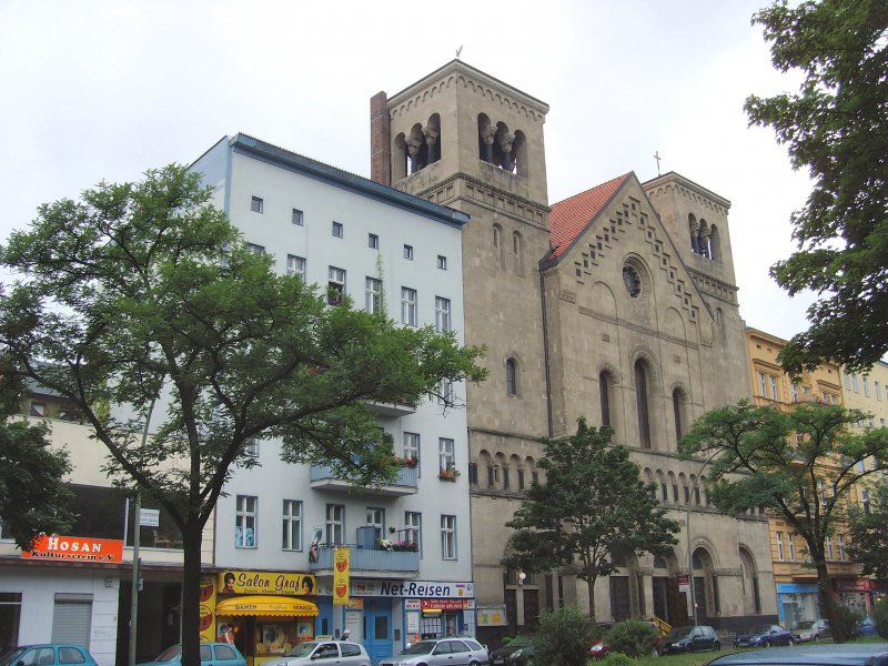 Kirche in der Mllerstrasse,
Berlin-WEDDING,
Juli 2008