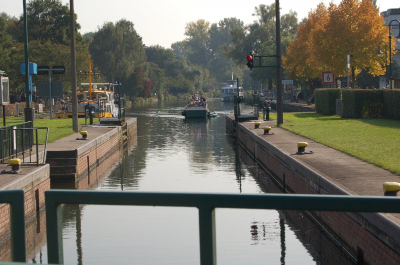 Schleuse am Wasserbahnhof