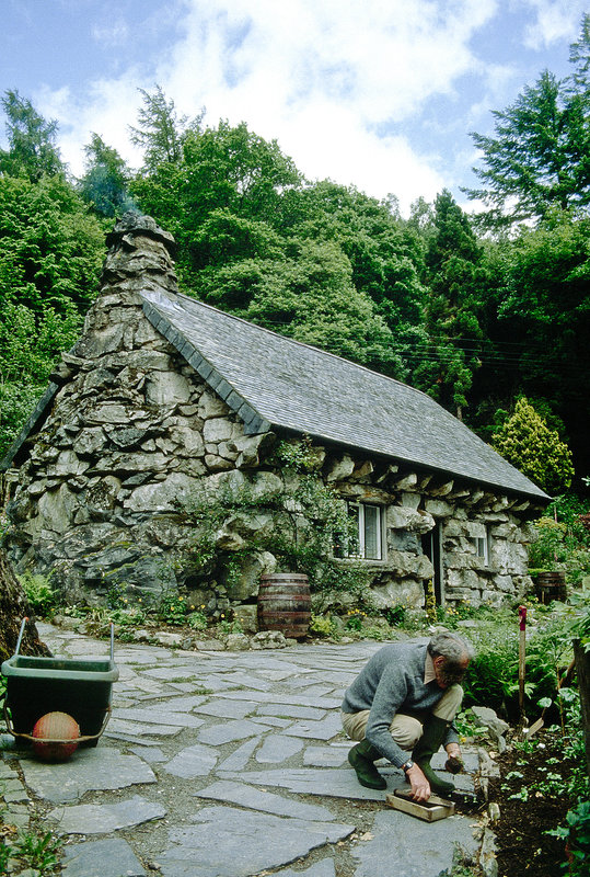 Steinhaus In Ffestiniog In North Wales Bild Vom Dia Staedte Fotos De