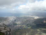 Blick vom Tafelberg auf Kapstadts im Februar 2009