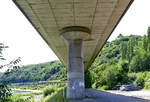 Unter der B 9 - Brcke (linksrheinisch) zwischen Remagen und Oberwinter - 16.07.2018