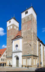 Nikolaikirche in Freiberg (Sachsen), seit der Wiedervereinigung genutzt als Konzert- und Veranstaltungssttte.