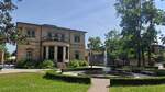 Bayreuth - Haus Wahnfried, R�ckseite mit Brunnen, 18.06.2025