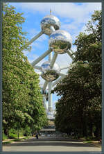 Das anl�sslich der Weltausstellung 1958 errichtete Atomium ist das Wahrzeichen Br�ssels.