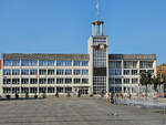 Das Rathaus von Koszalin (Kzlin) wurde in den 1960er Jahren erbaut, da der Vorgngerbau 1945 vollstndig ausbrannte.