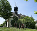 Slden im Breisgau, die ehemalige Klosterkirche St.Fides und Markus, Mai 2019