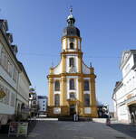 Suhl, die evangelische Kreuzkirche, erbaut von 1731-39, April 2025