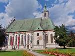 Die Stadtpfarrkirche Maria Himmelfahrt in Schwaz.